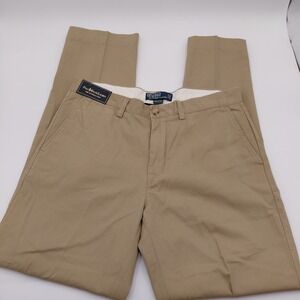 Vtg NWT Polo‎ ByRalph Lauren Pants Mens Measures 34x31 Khaki Suffield Chino Read